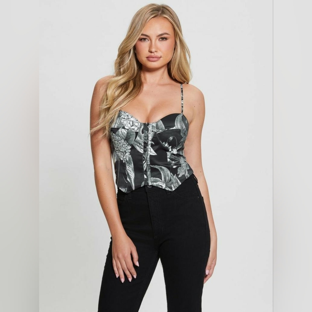 NWT Guess Eco Maia Corset Top